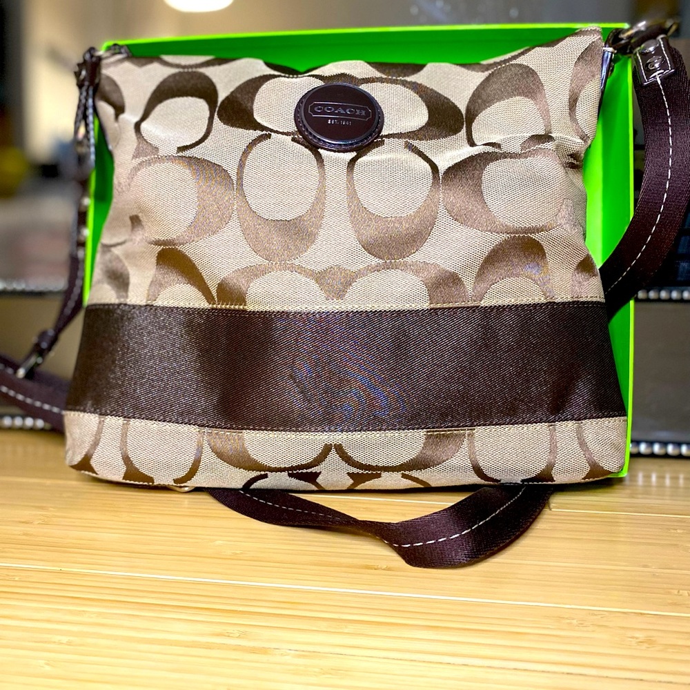Vintage Coach Bag Monogram CC *Y2K VIBES*